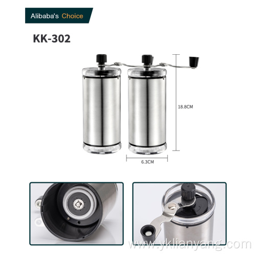 2021 household manual stainless steel Coffee grinder